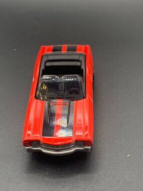 1:64 Matchbox Red Black Stripe 1971 Chevy Chevelle Convertible Diecast Car